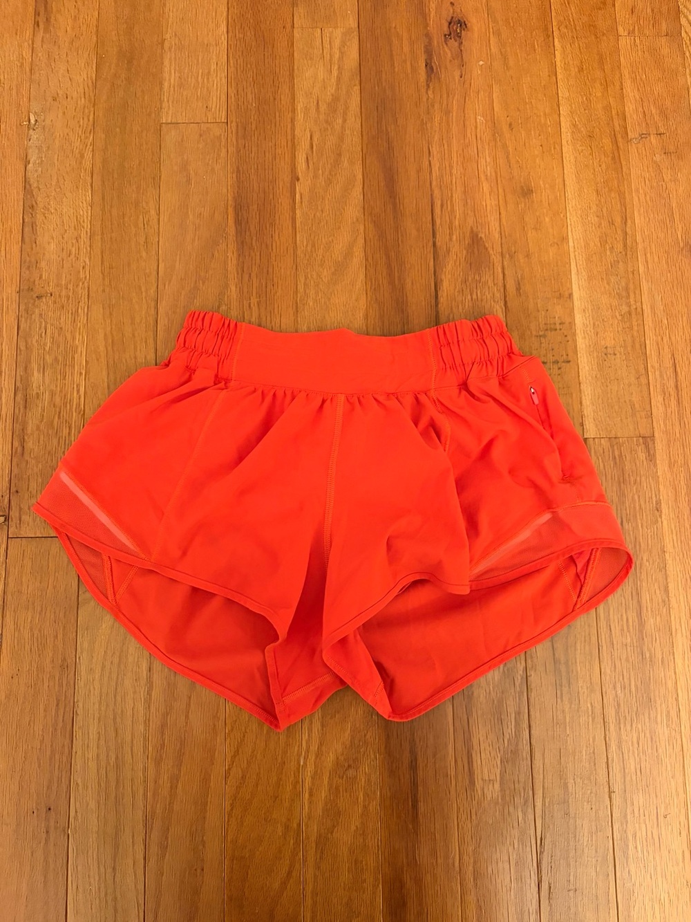 lululemon athletica Bright Orange Athletic Shorts